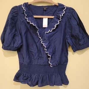 Ann Taylor Peplum Top